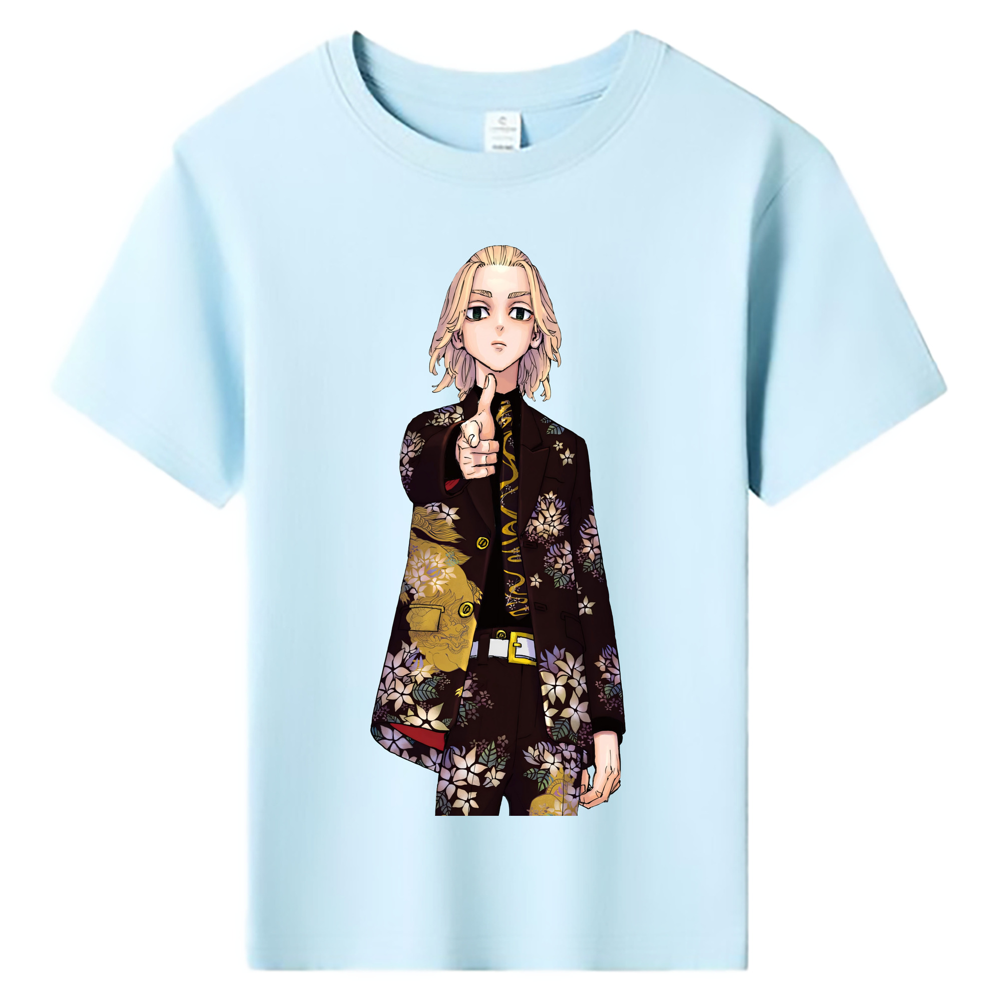 （画像用） 東京リベンジャーズ Tokyo Revengers 綿100％キッズTシャツ（フロントプリント）